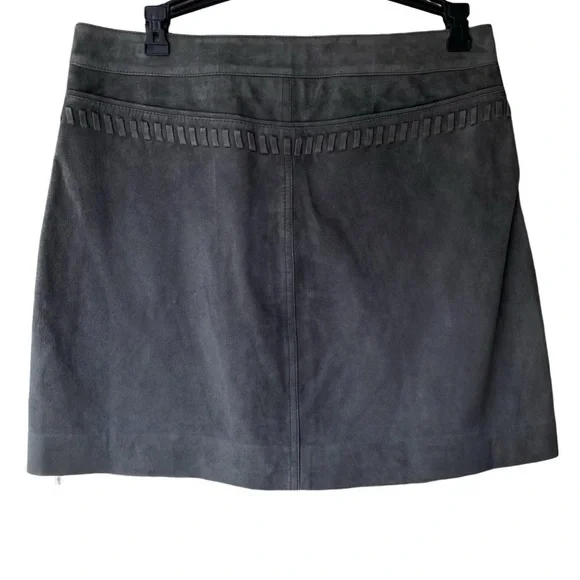 All Saints Suede Skirt Size US 4 - Picture 4 of 6